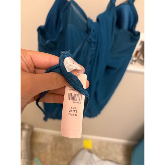 NWT Cacique Blue Babydoll 26/28 - Picture 3 of 4